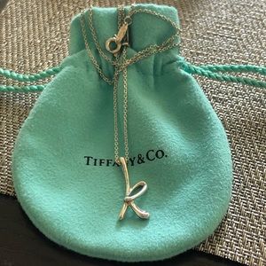 “ K” Tiffany & Company necklace